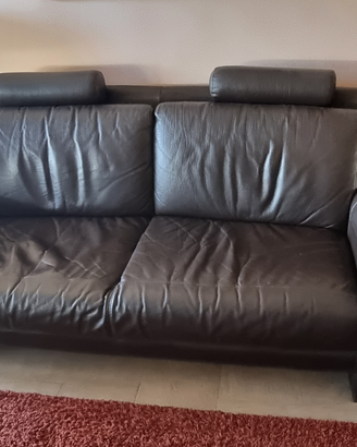 2 divani in vera pelle