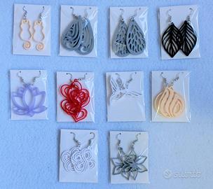 Lotto da 10 paia di orecchini 