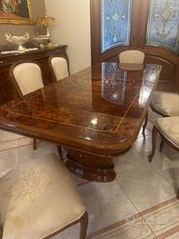 arredamento completo in radica di noce