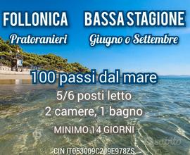 80 metri dal mare SETTEMBRE