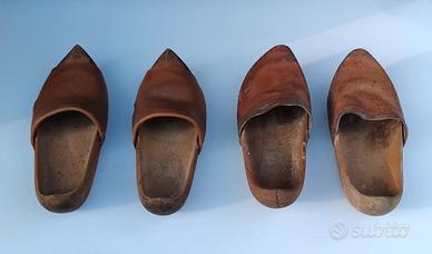 zoccoli antichi vintage