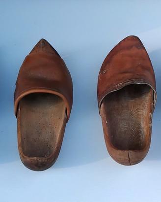 zoccoli antichi vintage