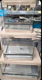 Terrari in vetro diverse misure