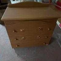 Fasciatoio settimino cassettiera comó