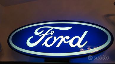 Insegna luminosa Ford vintage al neon