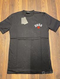 Maglietta dsquared2 nuova nera XL