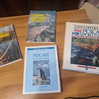 Lotto 4 vecchi Libri argomento Pesca sportiva