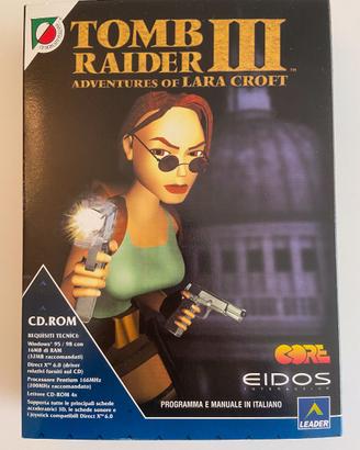 Tomb Raider III PC cd-rom (ITA) Big Box