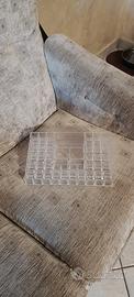 Organizer grande da bagno per trucchi e pennelli 