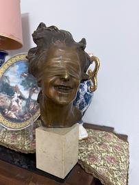 Scultura/Busto artistico raffigurante dea bendata