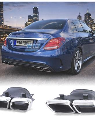 TERMINALI DI SCARICO MERCEDES CLASSE C W205 14-21 