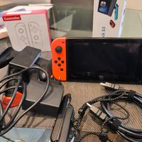 Nintendo switch 1 con accessori.