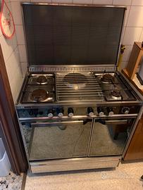 Glam cucina a gas fuochi inox