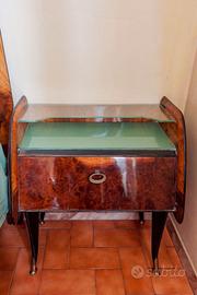 Comodini tardo Art Déco, Italia, anni '50, set di