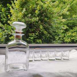 Art deco vetro Whisky