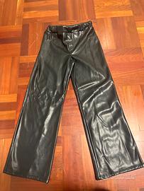 pantalone di eco pelle