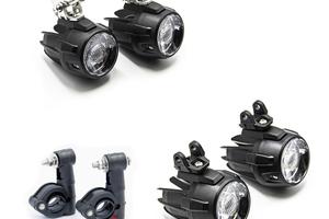 Fari supplementari profondità 40W +Staffe tubolari