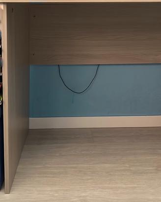 Scrivania rovere sbiancato (mondo convenienza)