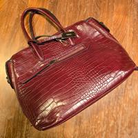 Borsa Obsel: rossa effetto coccodrillo