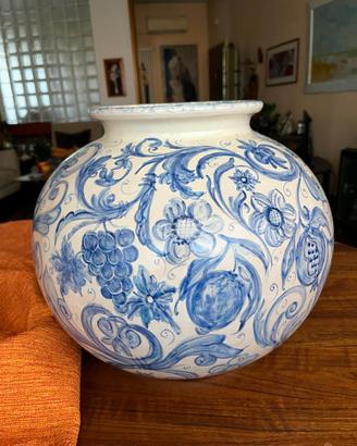 vaso artistico decorato a mano