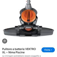 Pulitore fondale piscine VEKTRO XL