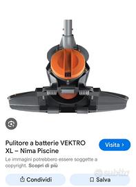 Pulitore fondale piscine VEKTRO XL
