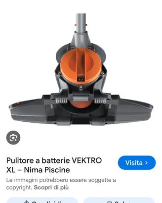Pulitore fondale piscine VEKTRO XL