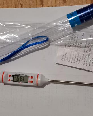 termometro digitale da cucina compreso di batteria