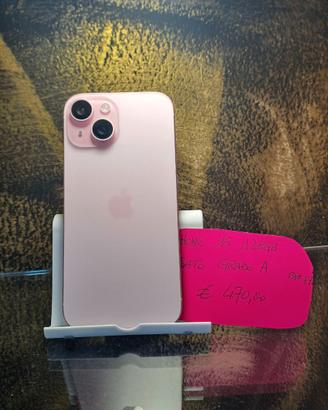 Iphone 15 128GB usato grado A colore rosa