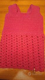 vestito per bambina fucsia