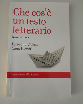 Che cos'è un testo letterario Chines Varotti