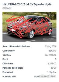 Hyundai i20 1.2 84 cv 5 porte style