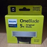 Philips one blade set 5 lamette nuovo