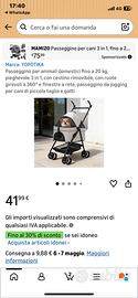 Passeggino cane