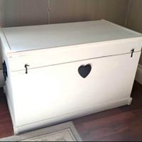 Baule in legno shabby