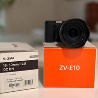 Sony ZV-E10 + Sigma 18-50mm f/2.8
