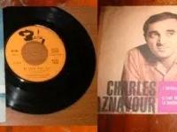 Stock 2 dischi 45 giri vinile - Charles Aznavour