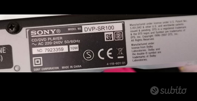 Dvd marca Sony