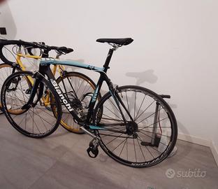 Bici stradale Bianchi 925 c2c cerchi mavic Csyrium