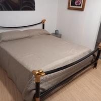 spalliera in ferro battuto con rete