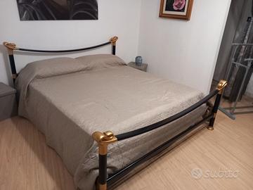 spalliera in ferro battuto con rete