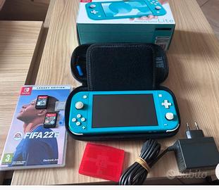 Nintendo Swich Lite Usata + 3 giochi +cover