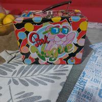 porta merenda in latta pink panther