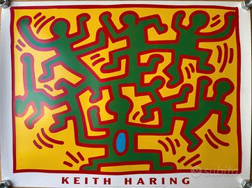Poster vintage HARING KEITH GROWING 2