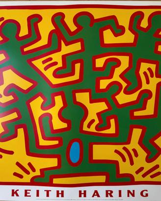Poster vintage HARING KEITH GROWING 2