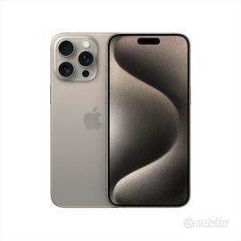 Apple iPhone 15 Pro Max 256 GB - Titanio naturale