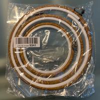 Anelli da ricamo in finto legno