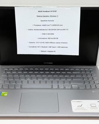 ASUS VivoBook 15 F512F – 15.6”