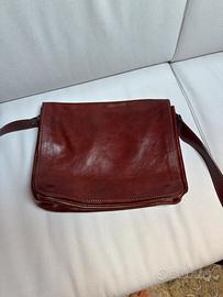 Borsa a tracolla uomo/donna in vera pelle
