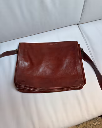 Borsa a tracolla uomo/donna in vera pelle